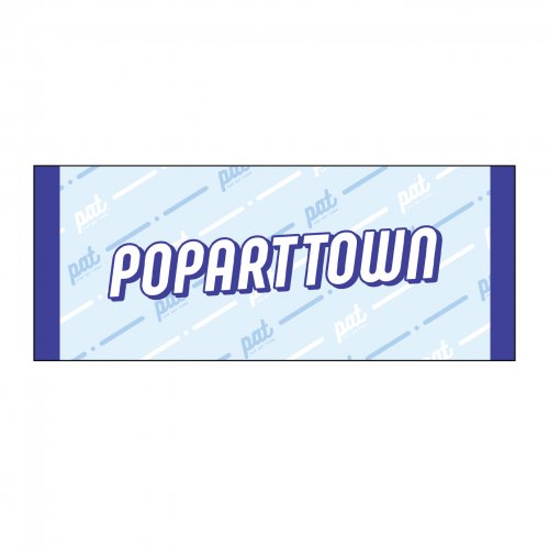 POP ART TOWN_ポップ フェイスタオル