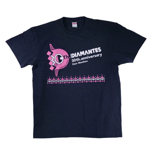 DIAMANTES_30th AnniversaryマンボーロゴTシャツ
ネイビー