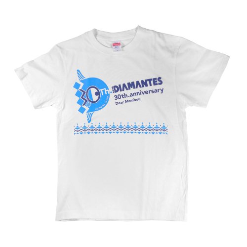 DIAMANTES_30th AnniversaryマンボーロゴTシャツ
ホワイト