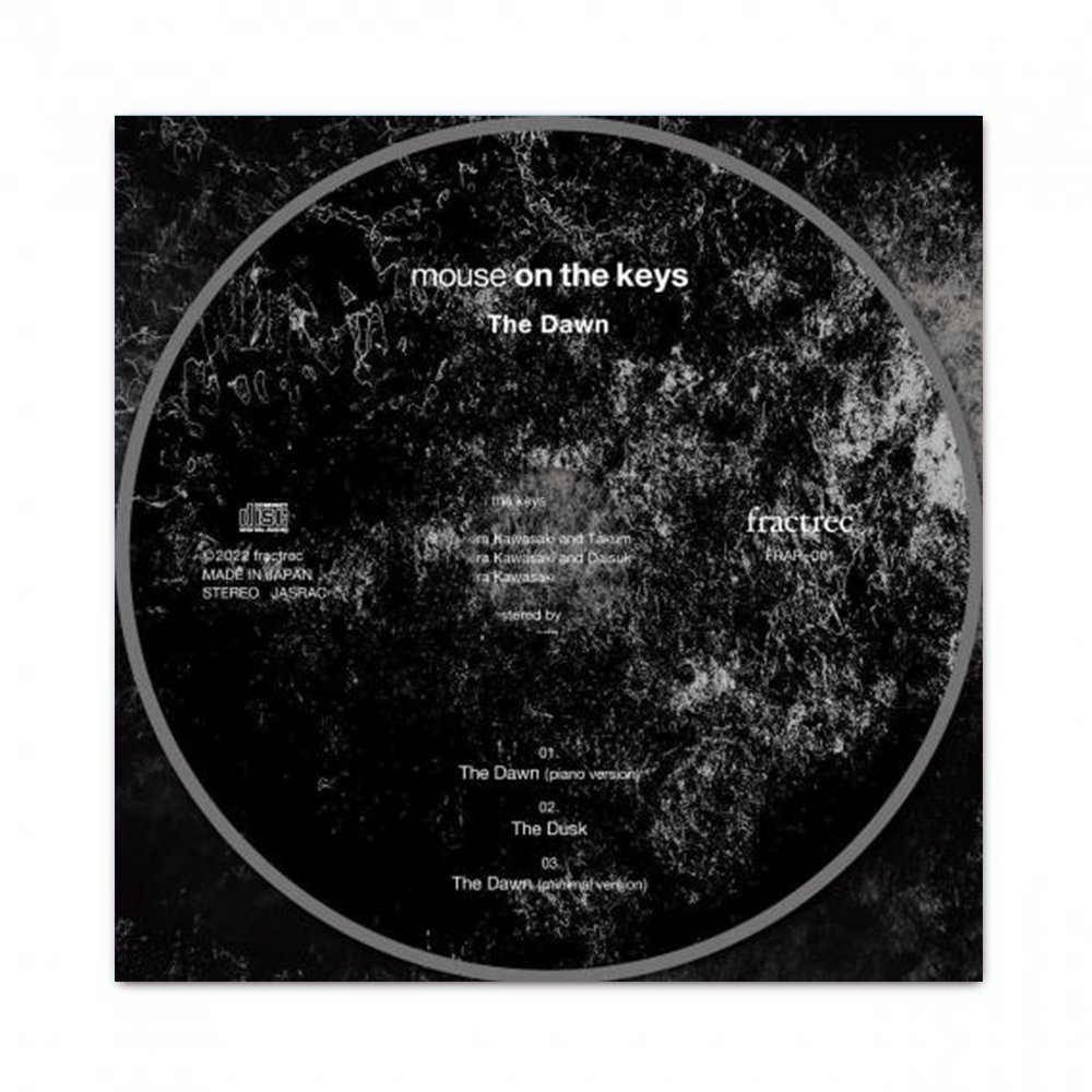 mouse on the keys _[The dawn EP] CD - Believe Music STORE OFFICIAL WEBSITE