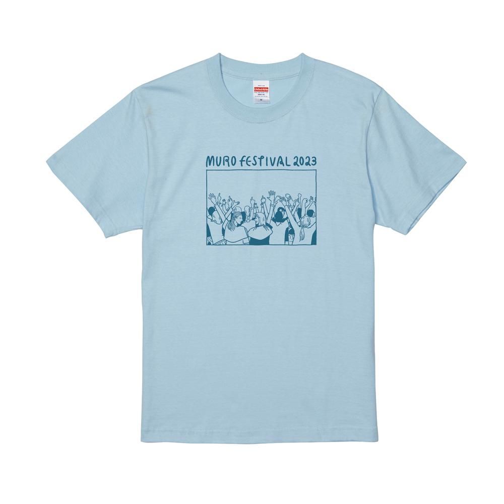 受注生産] MURO FES 2023_オーディエンス TEE_ライトブルー