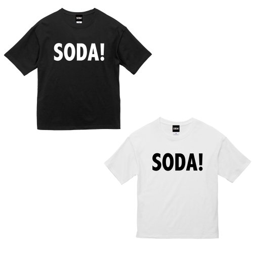 SODA!_ロゴビッグシルエットTシャツ