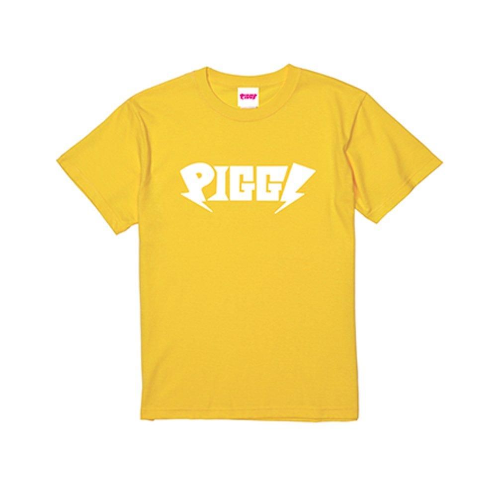 事前販売終了]PIGGSロゴTシャツ(BLACK＆メンバーカラー