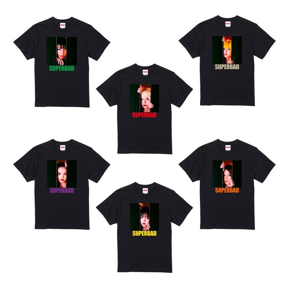 憧れの L】PIGGS プー・ルイ メンバーフォトTee SUPERBAD アイドル