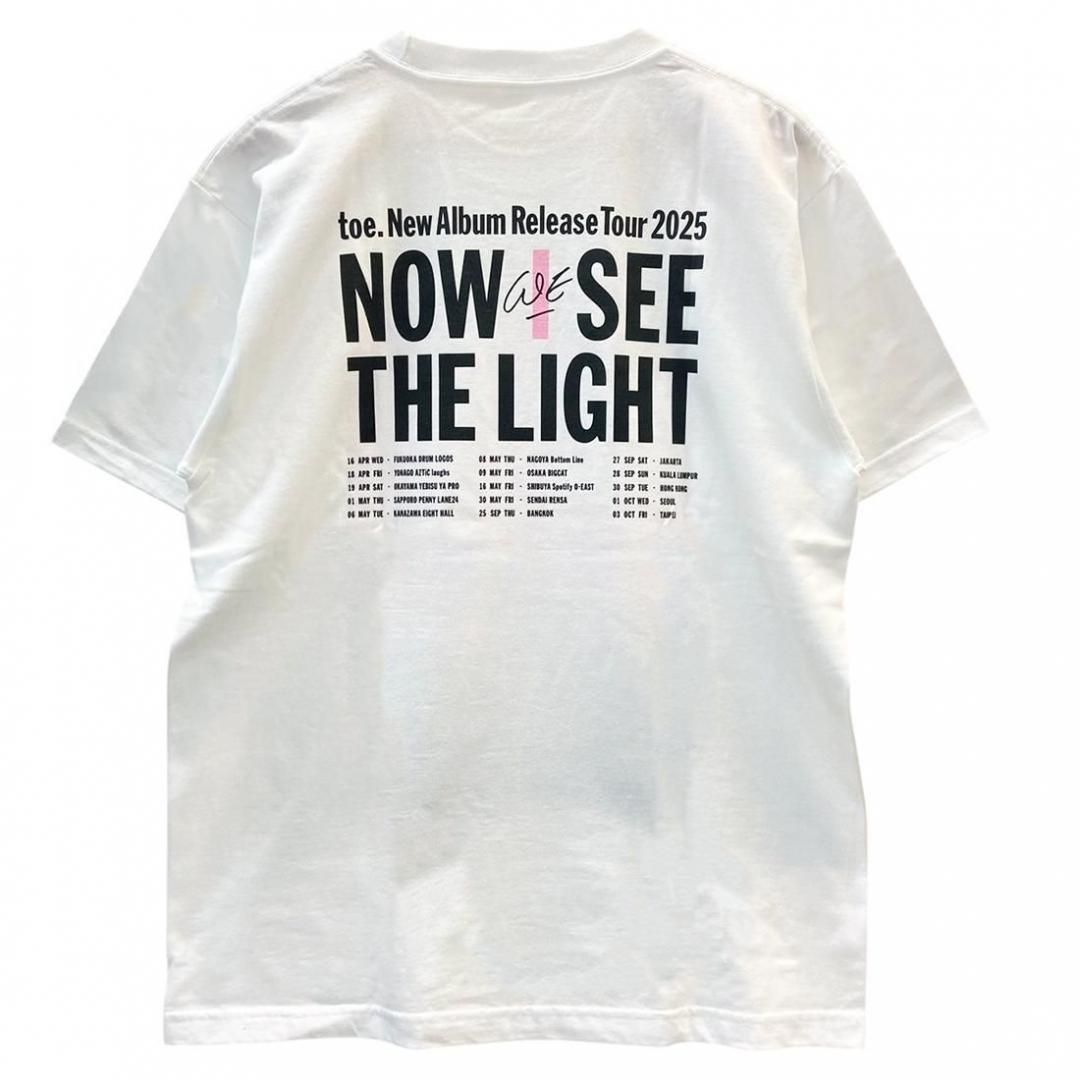 toe_NOW I SEE THE LIGHT Tee (WHITE) - Believe Music STORE