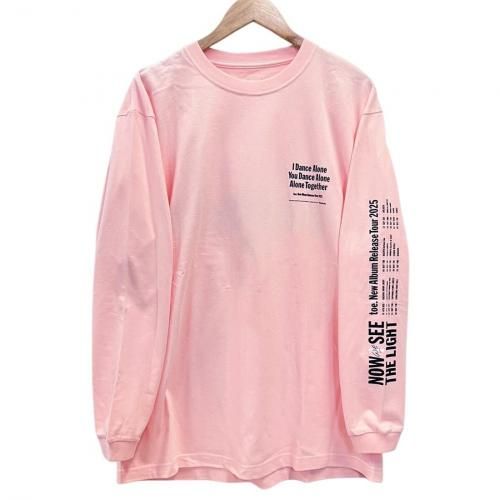 <img class='new_mark_img1' src='https://img.shop-pro.jp/img/new/icons5.gif' style='border:none;display:inline;margin:0px;padding:0px;width:auto;' />toe_NOW I SEE THE LIGHT long sleeve Tee (PINK)