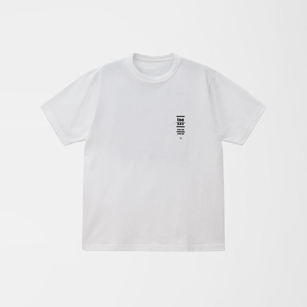 予約販売】toe 25th Anniv.Tee - Type B_White - Believe Music STORE