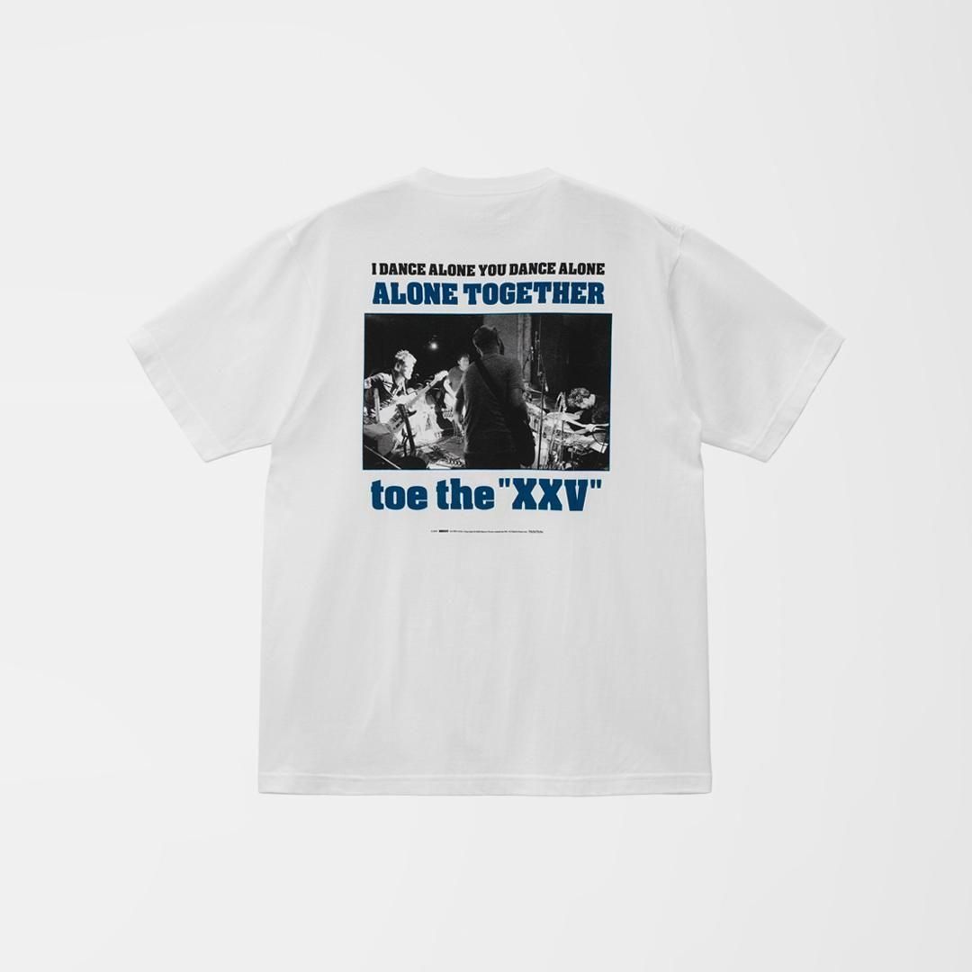 toe Ｔシャツ 予約販売】toe 25th Anniv.Tee - Type B_White - Believe Music STORE