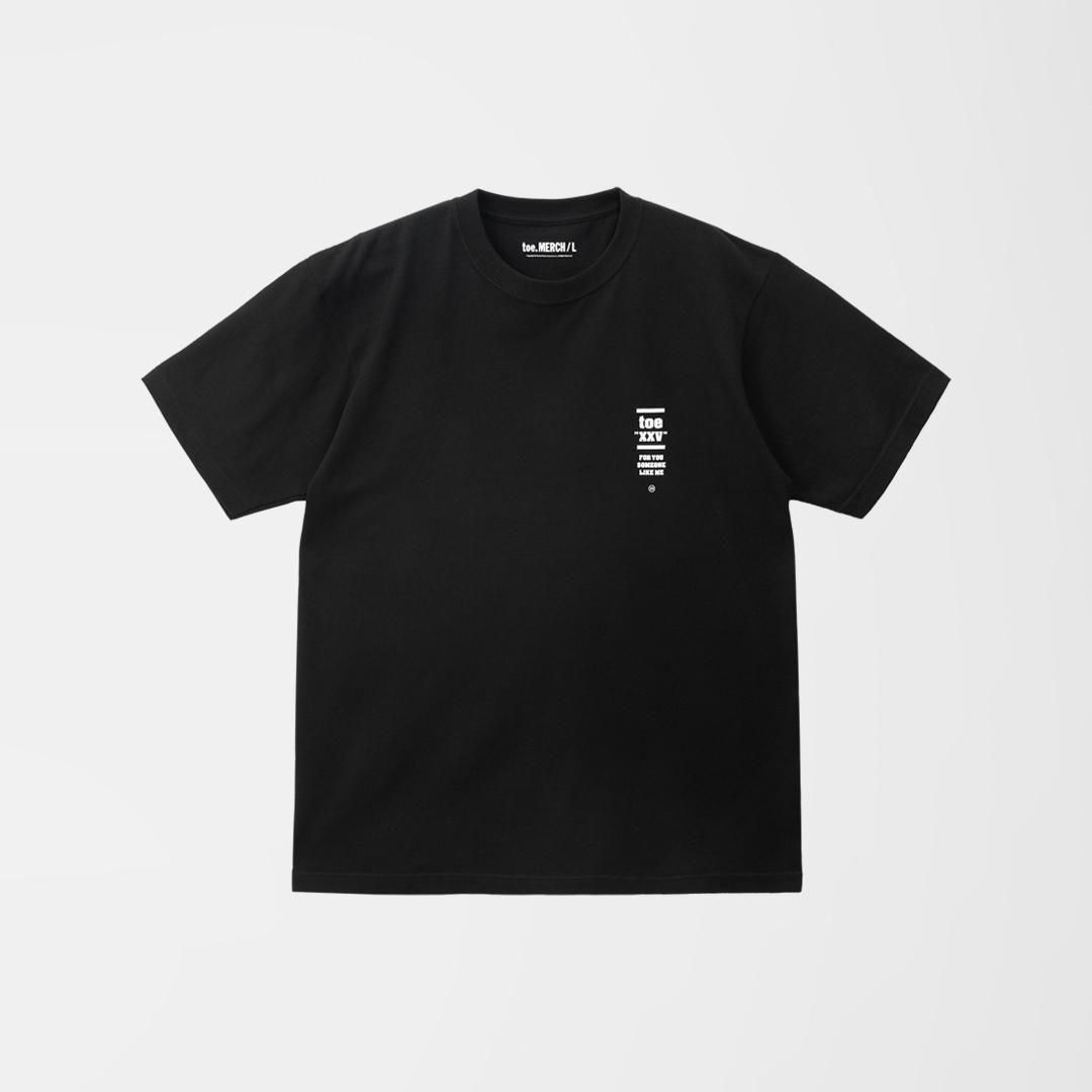 予約販売】toe 25th Anniv.Tee - Type B_Black - Believe Music STORE