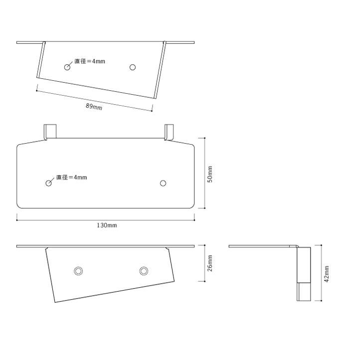 115963061 PINK FLAG / SHELVING STAY ANGLED 10 ӥ󥰥ƥ 󥰥ɥƥ 02