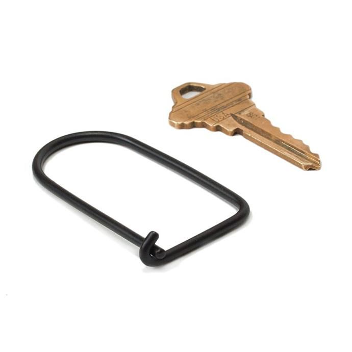 117199463 Craighill / Wilson Keyring - Carbon Black ウィルソンキーリング カーボンブラック 01