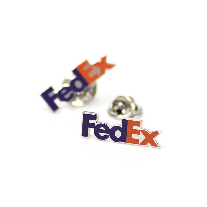 127416212 FedEx / Pewter Lapel Pin フェデックス ロゴピンバッジ 01