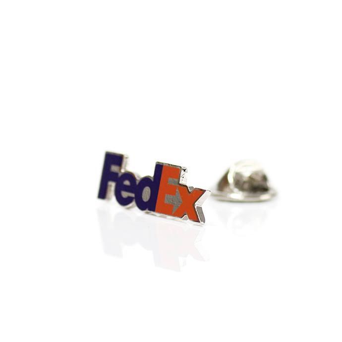 127416212 FedEx / Pewter Lapel Pin フェデックス ロゴピンバッジ 02