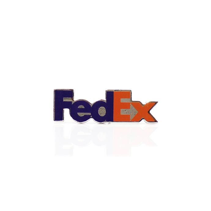 127416212 FedEx / Pewter Lapel Pin フェデックス ロゴピンバッジ 02