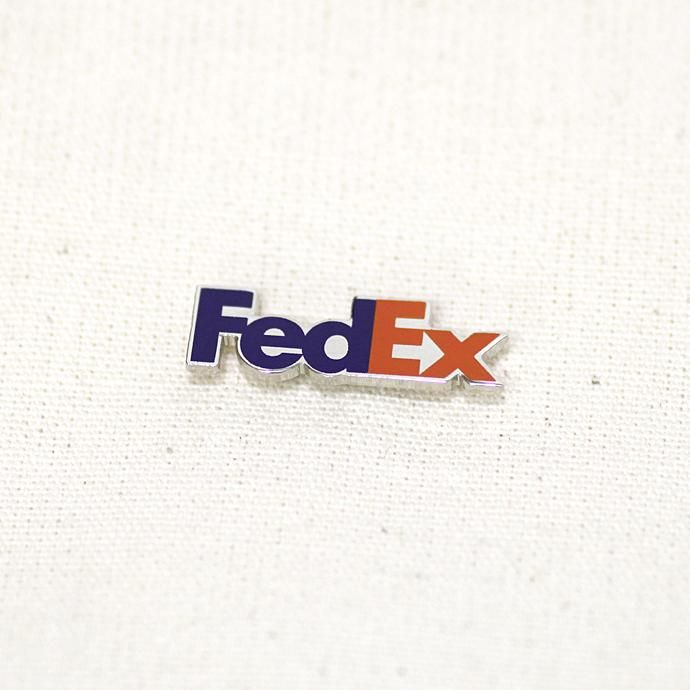 127416212 FedEx / Pewter Lapel Pin フェデックス ロゴピンバッジ 02