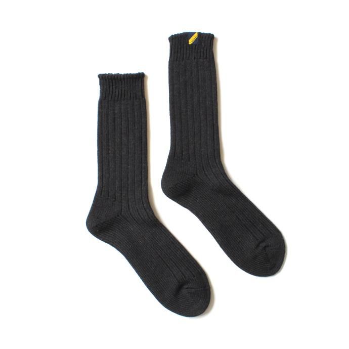 130441498 Trad Marks / Old Rib Socks ֥å - Ash Black 02