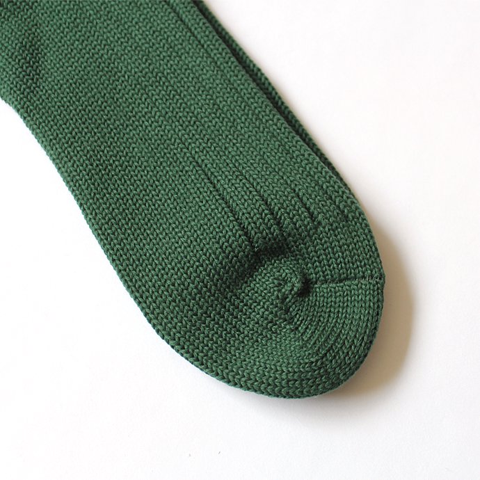 130441620 Trad Marks / Old Rib Socks リブソックス - British Green 02