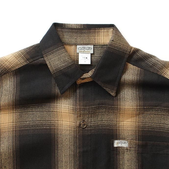 133599156 CalTop / 2000 オンブレチェック S/Sシャツ - Brown/Khaki 02