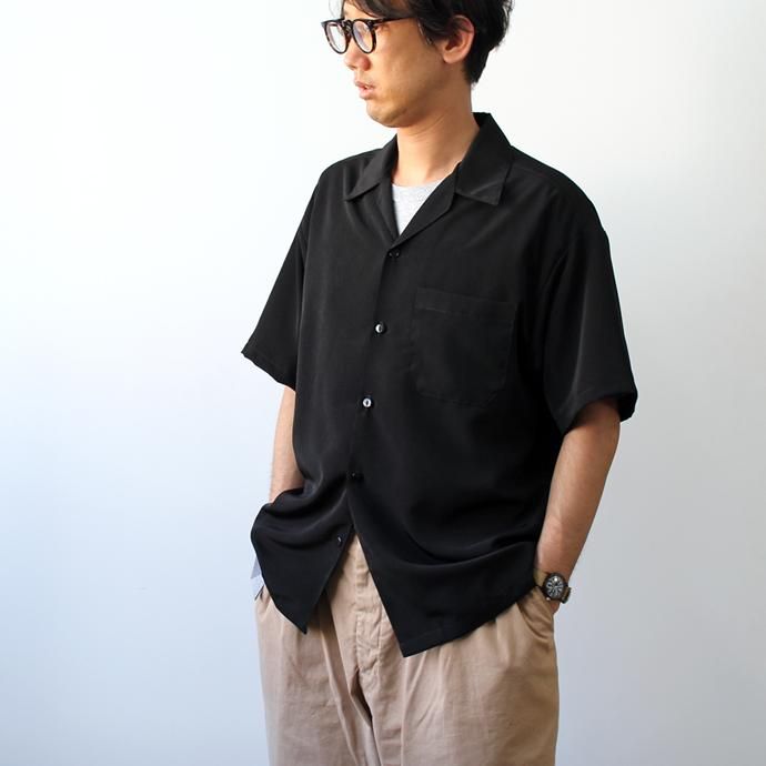 133599220 CalTop / 3003 オープンカラーシャツ - Black<img class='new_mark_img2' src='https://img.shop-pro.jp/img/new/icons47.gif' style='border:none;display:inline;margin:0px;padding:0px;width:auto;' /> 02