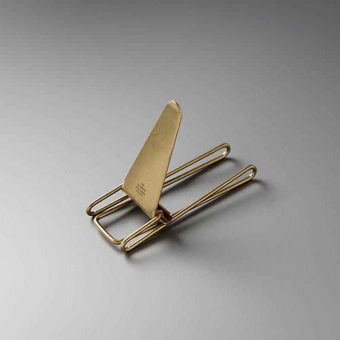 135274810 CANDY DESIGN & WORKS / Hopper Double Clip CHW-01 ֥륯å - Brass 02