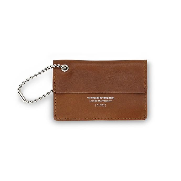 135276109 CANDY DESIGN & WORKS / Burroughs CLS-02 レザーコインケース - ブラウン/ニッケル 01
