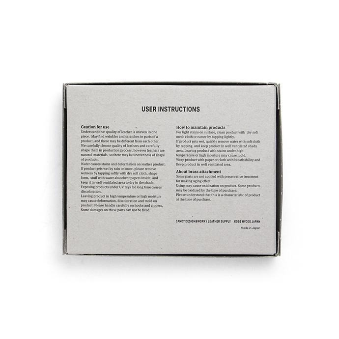 135276109 CANDY DESIGN & WORKS / Burroughs CLS-02 レザーコインケース - ブラウン/ニッケル 02