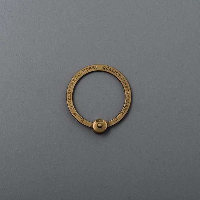 138050785 CANDY DESIGN & WORKS / Frank CK-11 キーリング - Brass 02