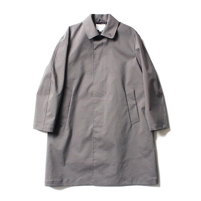 Still By Hand スティル バイ ハンド Co0384 ボンディング素材 ステンカラーコート Grey