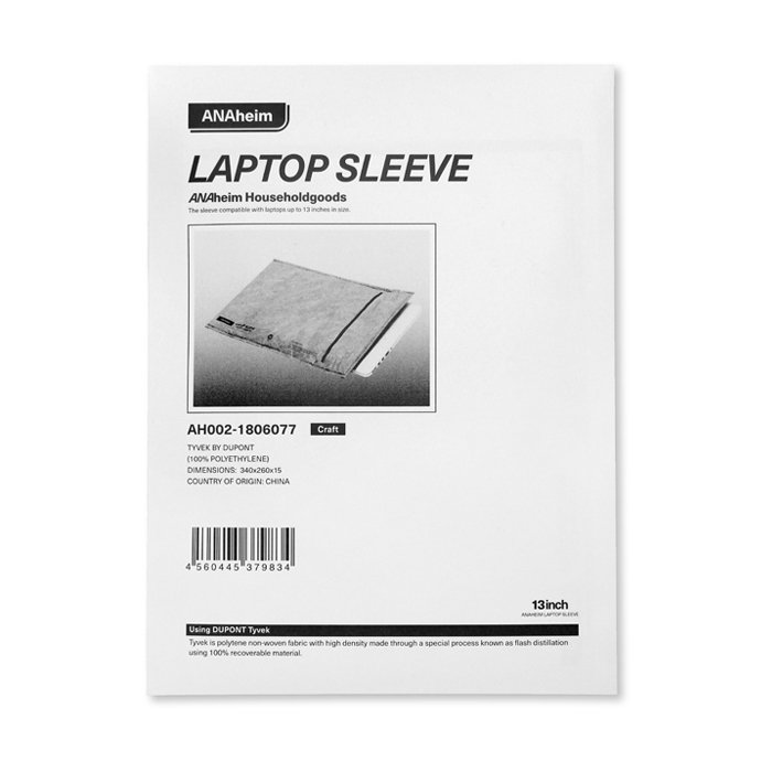 139102773 Anaheim Laptop Sleeve 13inch - Khaki アナハイム ラップトップ スリーブ - 13インチ カーキ 02