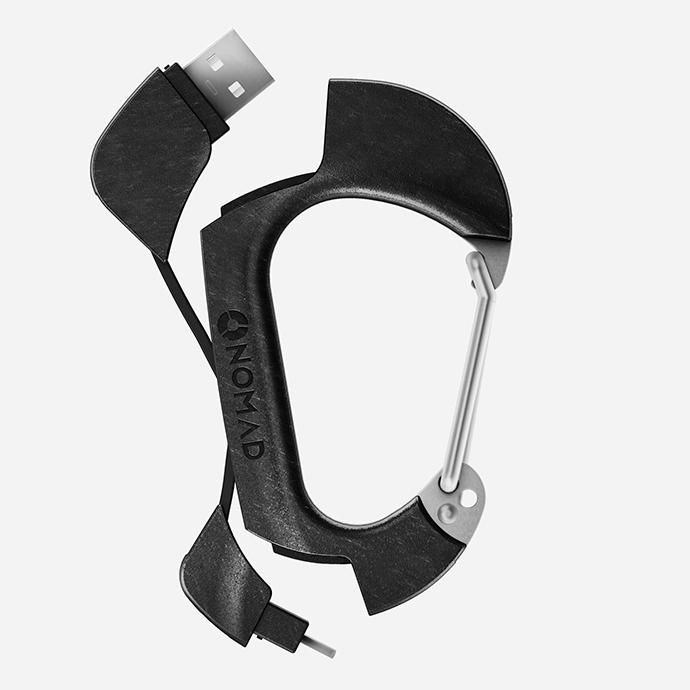139280531 NOMAD / Carbon Carabiner - Lightning カラビナ型充電ケーブル 02