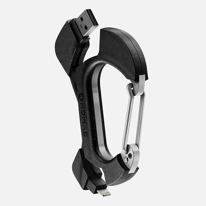 139280531 NOMAD / Carbon Carabiner - Lightning カラビナ型充電ケーブル 02