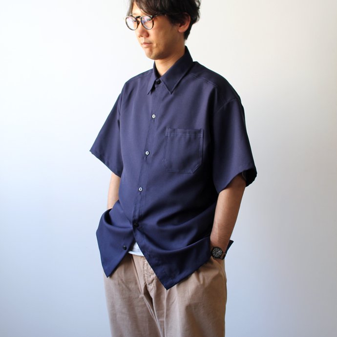 CalTop キャルトップ / 1000 スタンダード 半袖シャツ - Navy ネイビー