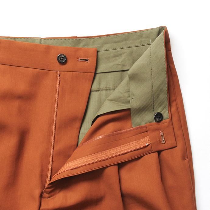144639105 THEE(シー)/ high-rise wide trousers ハイウエストワイドトラウザーズ HT-PT-02-A Brown 02