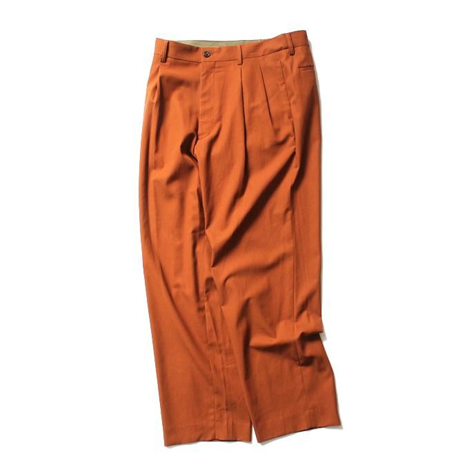 144639105 THEE(シー)/ high-rise wide trousers ハイウエストワイドトラウザーズ HT-PT-02-A Brown 02
