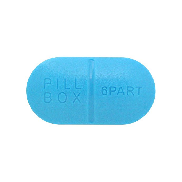 145971112 Capsule Pill Box - Blue カプセルピルボックス ブルー 01
