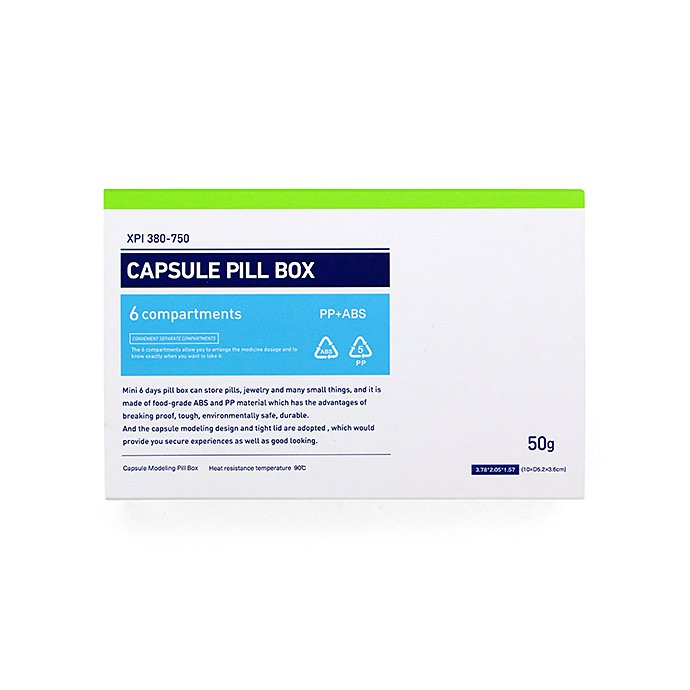 145971112 Capsule Pill Box - Blue カプセルピルボックス ブルー 02
