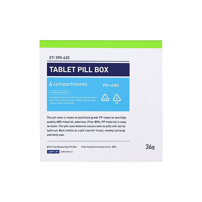 145972605 Tablet Pill Box - Green タブレットピルボックス グリーン 02