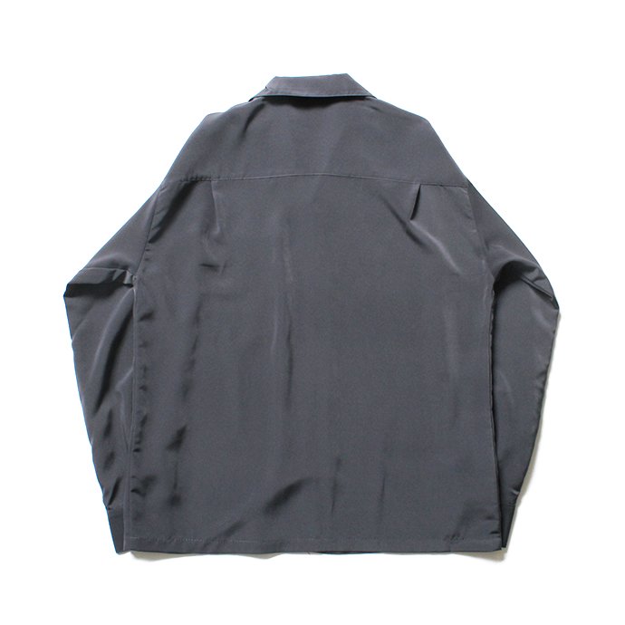 146058304 CalTop / 3003 Open Collar L/S Shirts - Charcoal オープンカラー長袖シャツ チャコール<img class='new_mark_img2' src='https://img.shop-pro.jp/img/new/icons47.gif' style='border:none;display:inline;margin:0px;padding:0px;width:auto;' /> 02