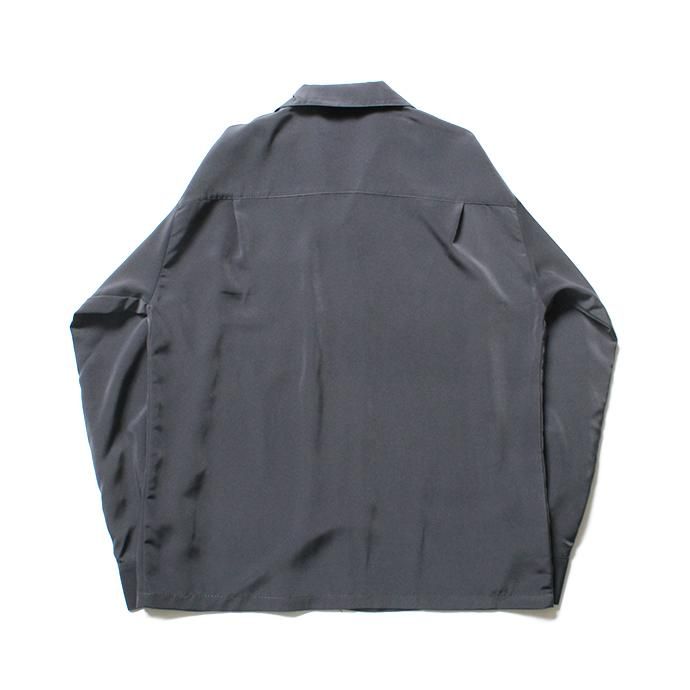 146058304 CalTop / 3003 Open Collar L/S Shirts - Charcoal オープンカラー長袖シャツ チャコール<img class='new_mark_img2' src='https://img.shop-pro.jp/img/new/icons47.gif' style='border:none;display:inline;margin:0px;padding:0px;width:auto;' /> 02