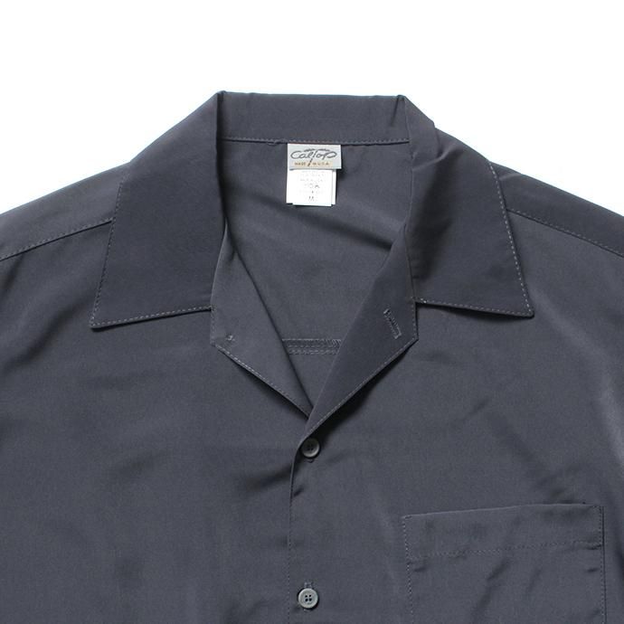 146058304 CalTop / 3003 Open Collar L/S Shirts - Charcoal オープンカラー長袖シャツ チャコール<img class='new_mark_img2' src='https://img.shop-pro.jp/img/new/icons47.gif' style='border:none;display:inline;margin:0px;padding:0px;width:auto;' /> 02
