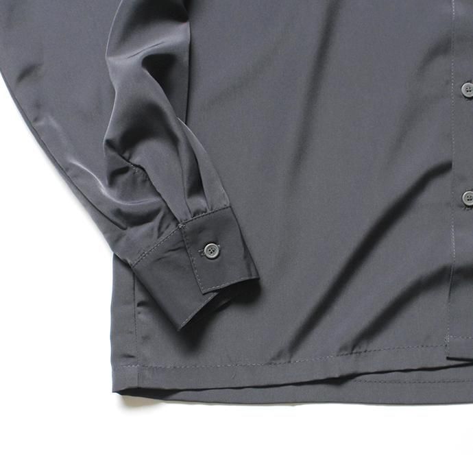146058304 CalTop / 3003 Open Collar L/S Shirts - Charcoal オープンカラー長袖シャツ チャコール<img class='new_mark_img2' src='https://img.shop-pro.jp/img/new/icons47.gif' style='border:none;display:inline;margin:0px;padding:0px;width:auto;' /> 02