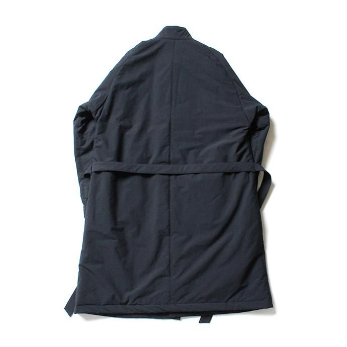146550430 STILL BY HAND / CO0194 シンサレート中綿入りスタンドカラーコート - Navy 02
