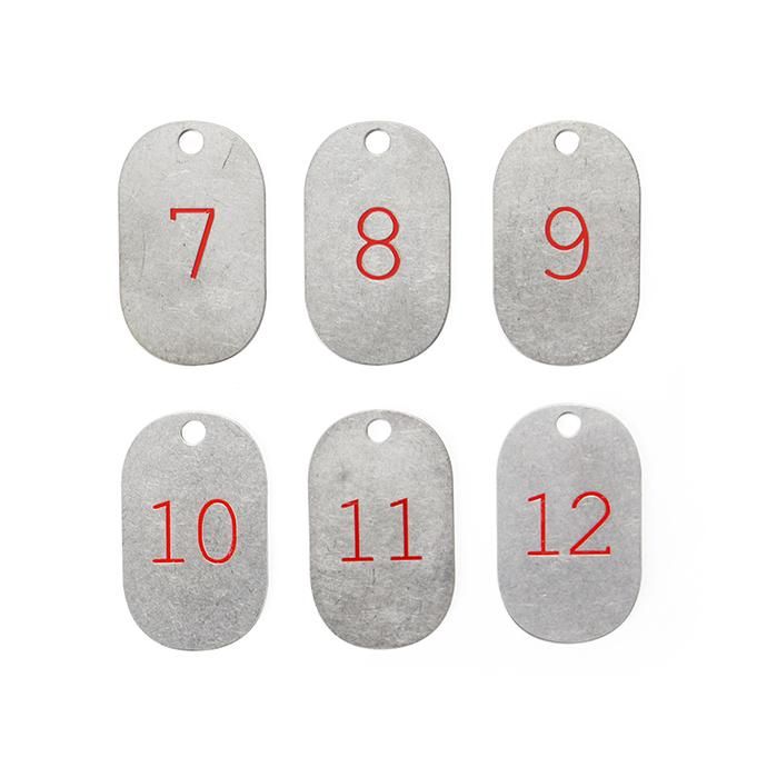 146598009 CANDY DESIGN & WORKS / Lunar Calendar Plate Key Tag CK-14  - WhiteRed 02