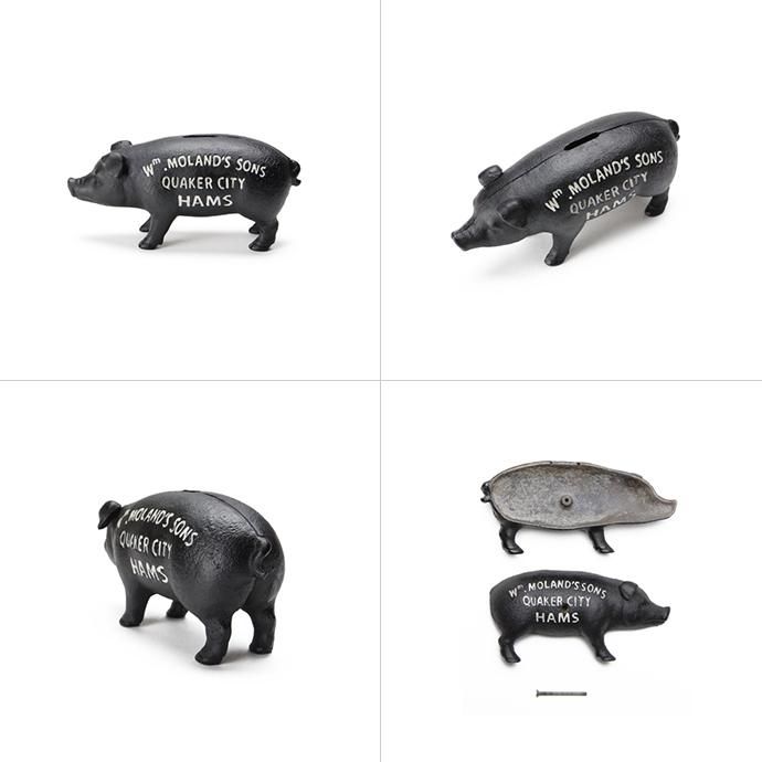 148451902 Hams Standing Pig Bank - Black ハムズスタンディングピッグバンク<img class='new_mark_img2' src='https://img.shop-pro.jp/img/new/icons47.gif' style='border:none;display:inline;margin:0px;padding:0px;width:auto;' /> 02