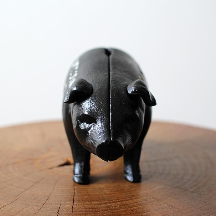 148451902 Hams Standing Pig Bank - Black ハムズスタンディングピッグバンク<img class='new_mark_img2' src='https://img.shop-pro.jp/img/new/icons47.gif' style='border:none;display:inline;margin:0px;padding:0px;width:auto;' /> 02