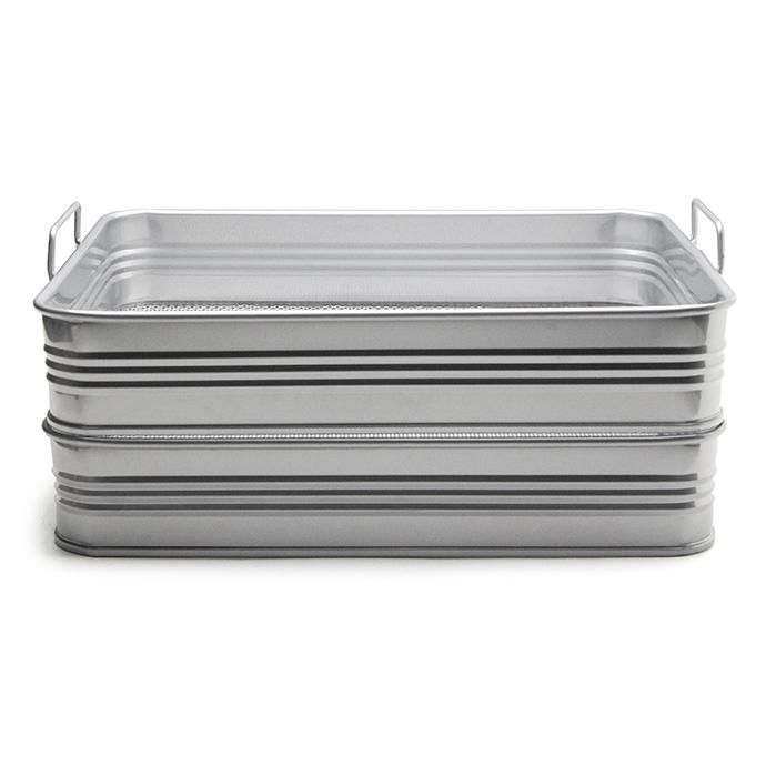 148543609 Stack Metal Tray - Silver スタックメタルトレイ シルバー 02