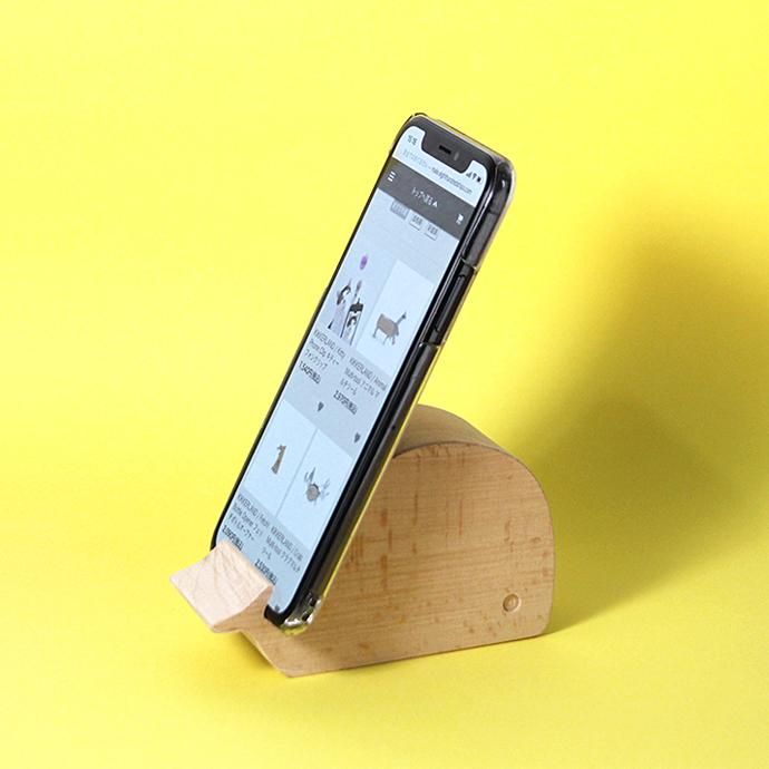 149600166 KIKKERLAND / Beechwood Phone Stand - Whale ӡåɥե󥹥 ۥ 02