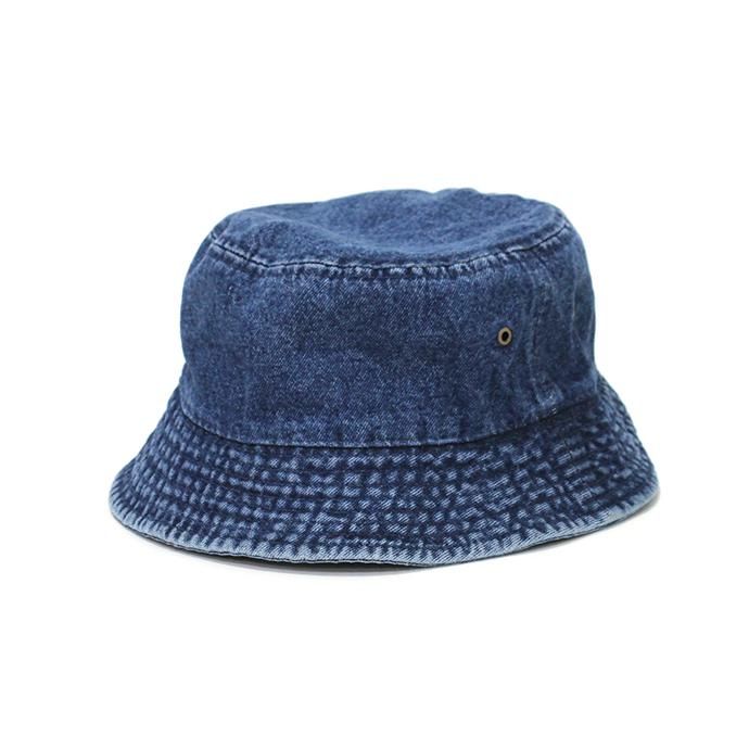 Newhattan 1530 Denim Bucket Hat Dark Blue ニューハッタン デニムバケットハット ダークブルー