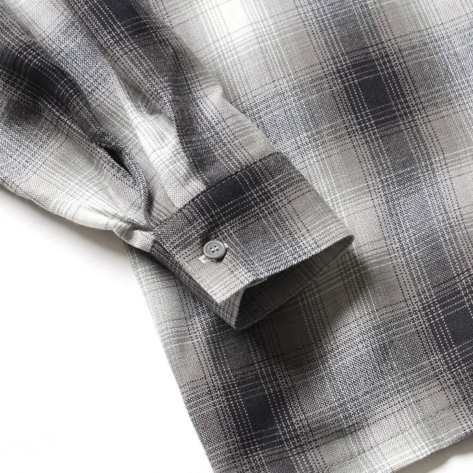 150393089 CalTop / 2000 オンブレチェック L/Sシャツ - Grey/White<img class='new_mark_img2' src='https://img.shop-pro.jp/img/new/icons47.gif' style='border:none;display:inline;margin:0px;padding:0px;width:auto;' /> 02