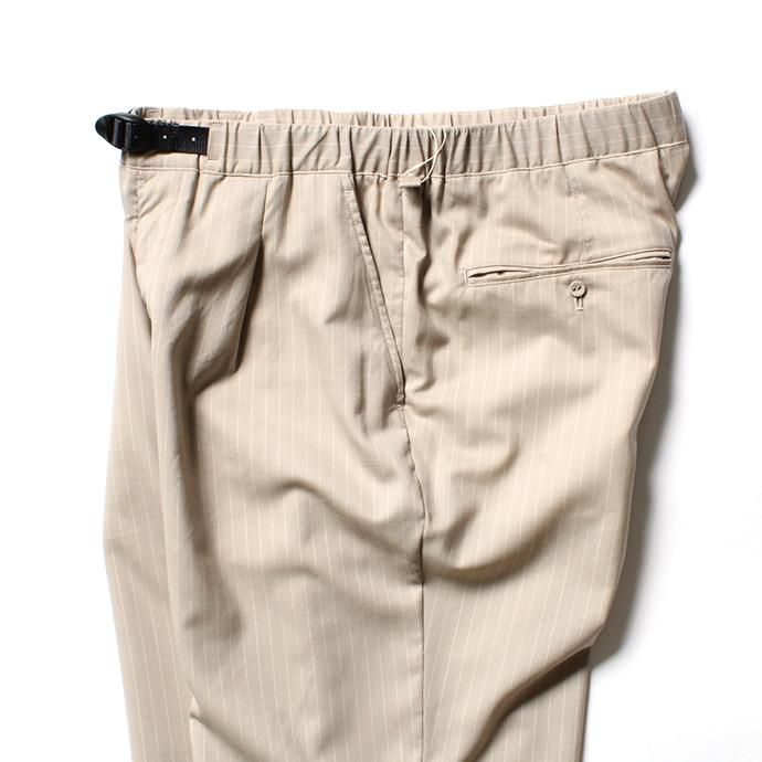 151862891 O-(オー)/ EASY TROUSERS イージートラウザーズ 20S-09 - Sand Stripe<img class='new_mark_img2' src='https://img.shop-pro.jp/img/new/icons20.gif' style='border:none;display:inline;margin:0px;padding:0px;width:auto;' /> 02
